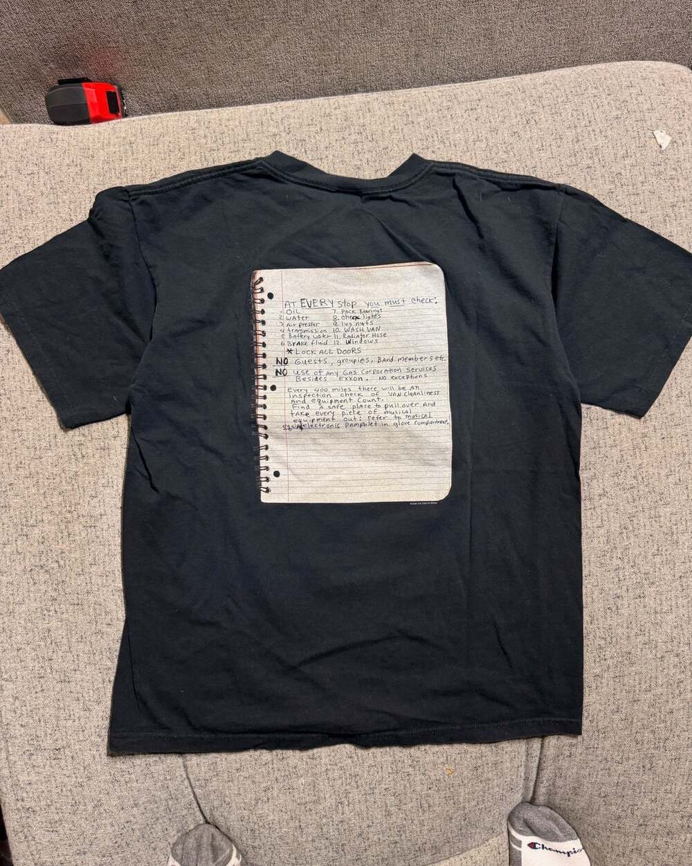 Vintage 2003 Nirvana Ghost Notebook Tour T-Shirt Double-Sided - Picture 4 of 8